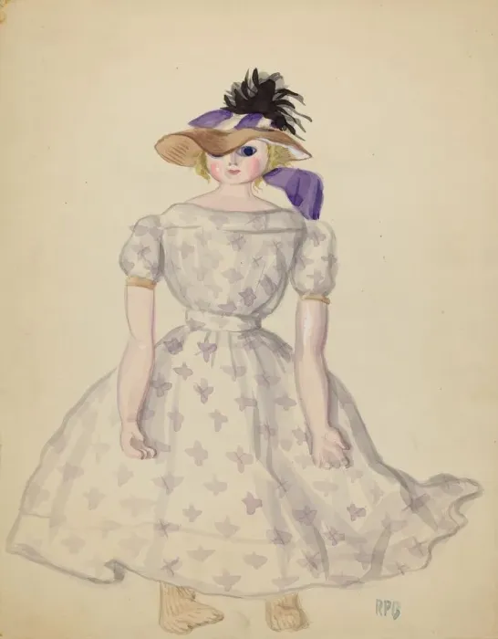 Framed Print : Doll, 1935 / 1942. Creator: Unknown Framed Print : Doll, 1935 / 1942. Creator: Unknown
