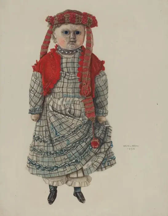 Framed Print : Doll, 1938. Creator: Walter Praefke Framed Print : Doll, 1938. Creator: Walter Praefke