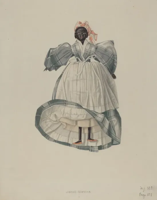 Framed Print : Doll: Black Mama, c. 1938. Creator: Jacob Gielens