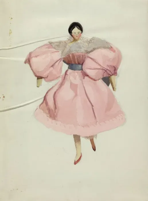 Framed Print : Doll, c. 1936. Creator: Kapousouz Framed Print : Doll, c. 1936. Creator: Kapousouz