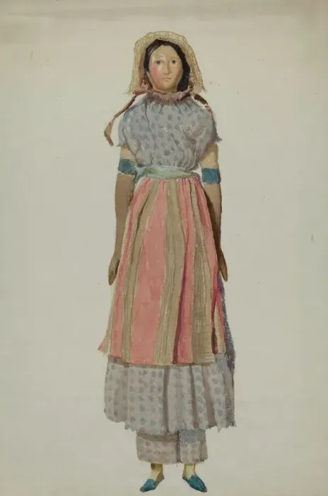 Framed Print : Doll, c. 1936. Creator: Kapousouz Framed Print : Doll, c. 1936. Creator: Kapousouz