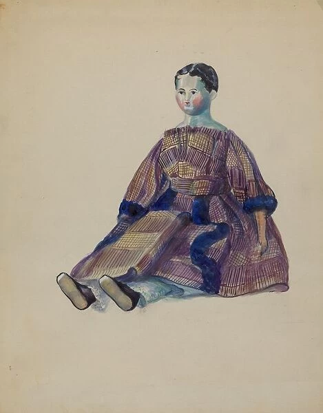 Doll, c. 1936. Creator: Mina Lowry