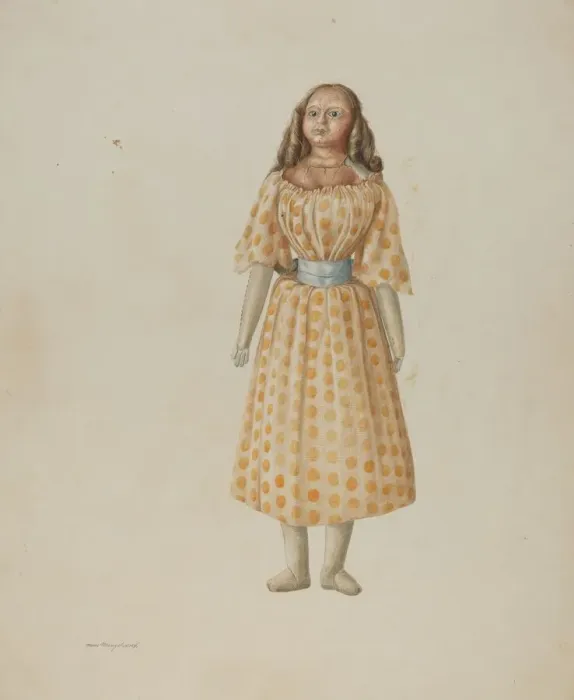 Framed Print : Doll, c. 1938. Creator: Hans Mangelsdorf Framed Print : Doll, c. 1938. Creator: Hans Mangelsdorf