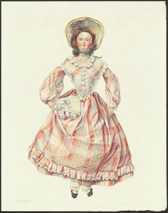 Framed Print : Doll, c. 1939. Creator: Carmel Wilson Framed Print : Doll, c. 1939. Creator: Carmel Wilson