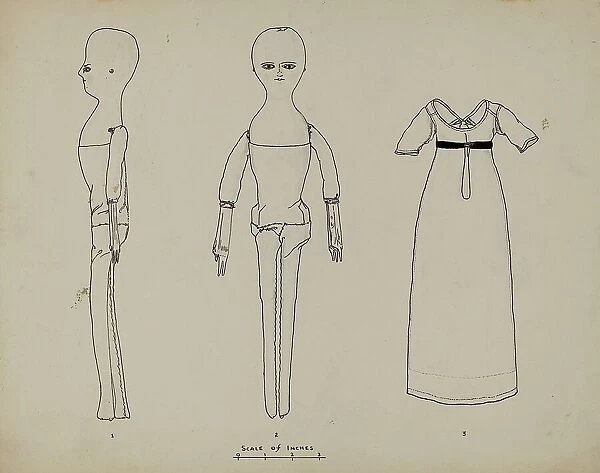 Doll, c. 1939. Creator: Francis Law Durand