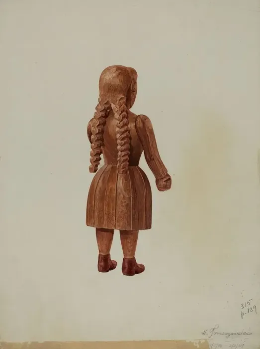 Framed Print : Doll, c. 1939. Creator: Henry Tomaszewski Framed Print : Doll, c. 1939. Creator: Henry Tomaszewski