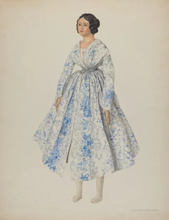 Framed Print : Doll, c. 1940. Creator: Christabel Scrymser Framed Print : Doll, c. 1940. Creator: Christabel Scrymser