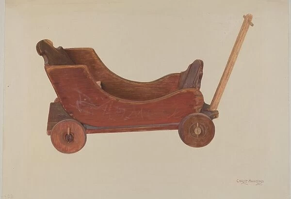 Doll Cart, c. 1937. Creator: Chris Makrenos