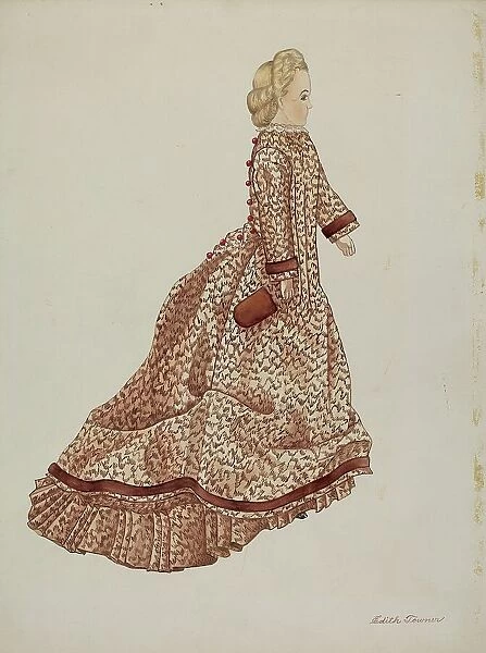 Doll - 'Charlotte Blankenship', c. 1937. Creator: Edith Towner. Doll - 'Charlotte Blankenship', c. 1937. Creator: Edith Towner