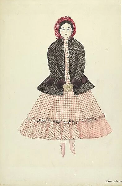 Doll: 'Flora Richardson', 1935 / 1942. Creator: Edith Towner. Doll: 'Flora Richardson', 1935 / 1942. Creator: Edith Towner