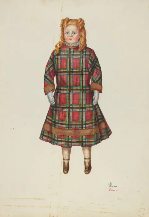 Framed Print : Doll - Florence, c. 1941. Creators: Josephine C. Romano, Hal Blakeley Framed Print : Doll - Florence, c. 1941. Creators: Josephine C. Romano, Hal Blakeley