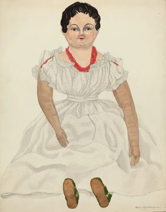 Framed Print : Doll: Mary Scotia, 1935 / 1942. Creator: Mary E Humes Framed Print : Doll: Mary Scotia, 1935 / 1942. Creator: Mary E Humes