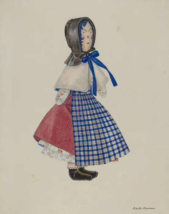 Framed Print : Doll: Mollie Bentley, 1936. Creators: Josephine C. Romano, Edith Towner Framed Print : Doll: Mollie Bentley, 1936. Creators: Josephine C. Romano, Edith Towner