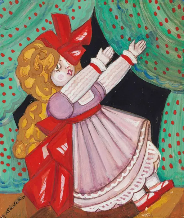 Framed Print : Doll. Private Collection Framed Print : Doll. Private Collection