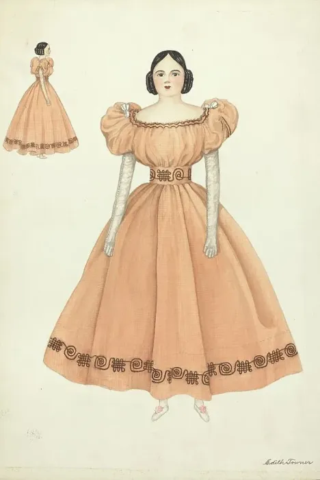 Framed Print : Doll: Rachel, 1935 / 1942. Creator: Edith Towner. Doll: Rachel, 1935 / 1942. Creator: Edith Towner Framed Print : Doll: Rachel, 1935 / 1942. Creator: Edith Towner. Doll: Rachel, 1935 / 1942. Creator: Edith Towner