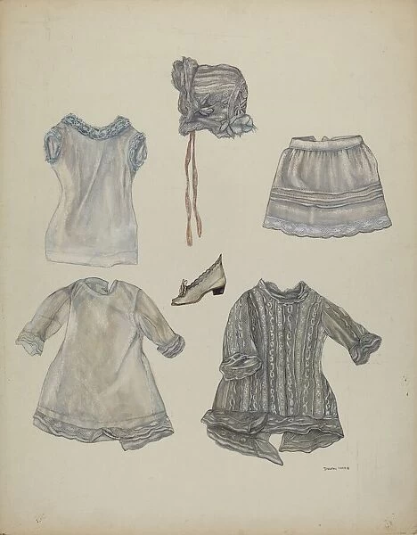 Doll Wardrobe, c. 1937. Creator: Dorothy Harris