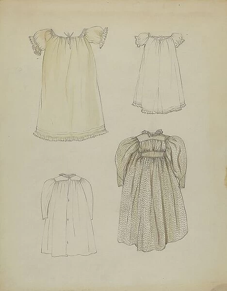 Doll's Dress and Shift, 1935 / 1942. Creator: Rosalia Lane