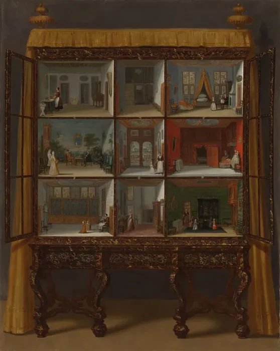 Framed Print : Dolls House of Petronella Oortman, c.1710. Creator: Jacob Appel Framed Print : Dolls House of Petronella Oortman, c.1710. Creator: Jacob Appel