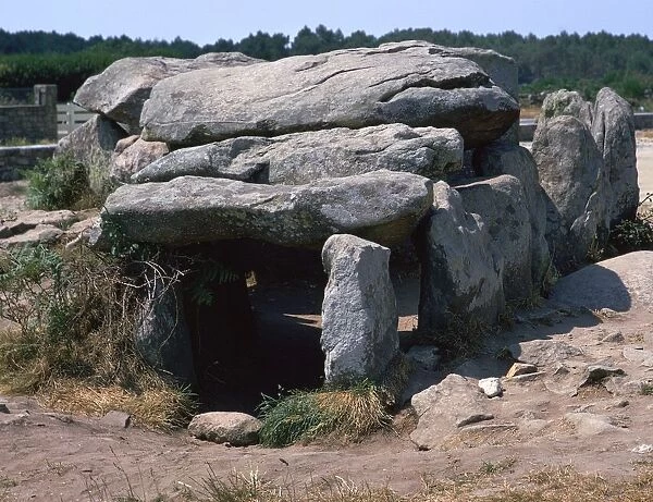Dolmen at Kermario in Brittany, c, 36th century BC
