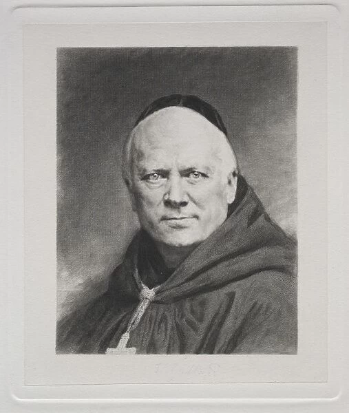 Dom Prosper Gueranger, Abbe of Solesmes. Creator: Claude-Ferdinand Gaillard (French, 1834-1887)