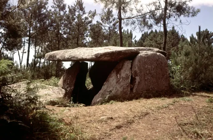 Framed Print : Dombate dolmen, megalithic tomb located near Monte Castelo (La Coruna) Framed Print : Dombate dolmen, megalithic tomb located near Monte Castelo (La Coruna)