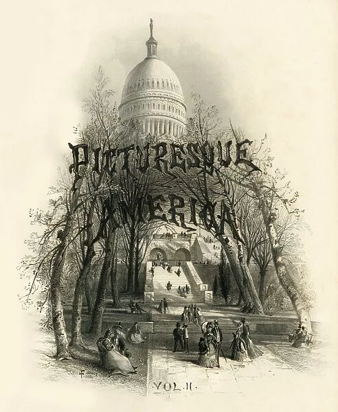 Dome of the Capitol, 1874. Creator: Edward Paxman Brandard