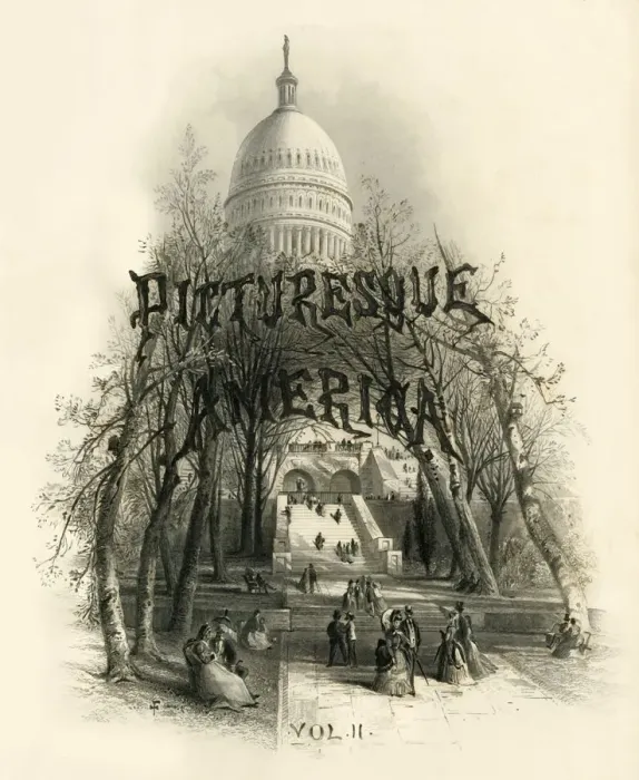 Framed Print : Dome of the Capitol, 1874. Creator: Edward Paxman Brandard Framed Print : Dome of the Capitol, 1874. Creator: Edward Paxman Brandard