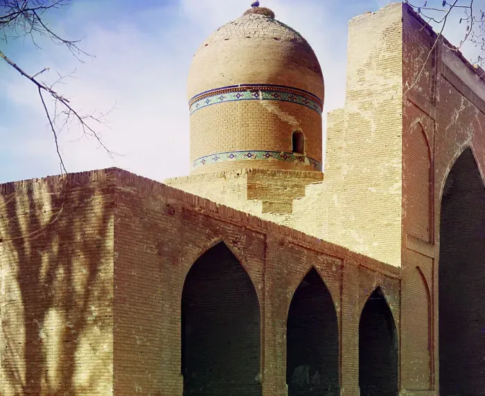 Framed Print : Dome of the Namazga mosque, Samarkand, between 1905 and 1915. Creator: Sergey Mikhaylovich Prokudin-Gorsky Framed Print : Dome of the Namazga mosque, Samarkand, between 1905 and 1915. Creator: Sergey Mikhaylovich Prokudin-Gorsky