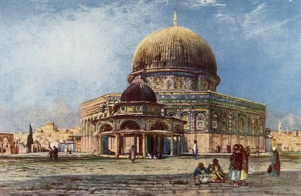 Dome of the Rock with Dome of the Chain (Kubbet Es Silseleh), 1902. Creator: John Fulleylove