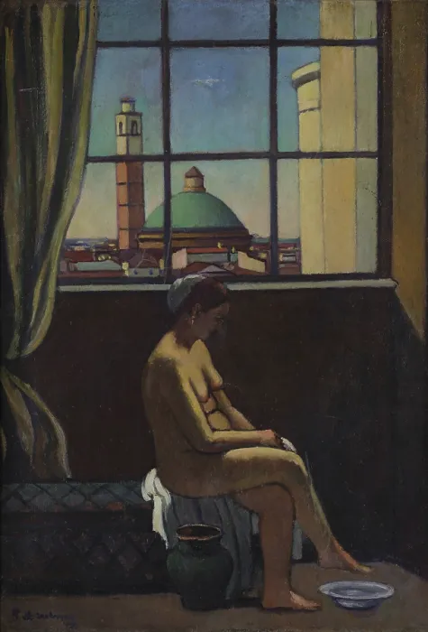 Framed Print : Dome of San Carlo, 1928. Creator: Marussig, Pietro (1879-1937) Framed Print : Dome of San Carlo, 1928. Creator: Marussig, Pietro (1879-1937)