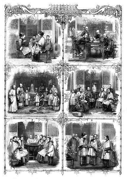 Domestic Life in China, 1861. Artist: W Thomas