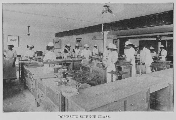 Framed Print : Domestic Science class, 1915. Creator: Unknown Framed Print : Domestic Science class, 1915. Creator: Unknown