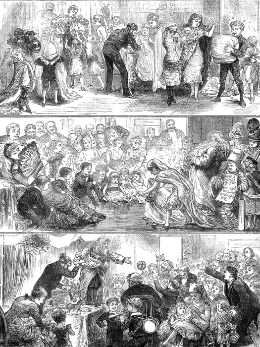Framed Print : Domestic Theatricals - 1. The Dressing-Room; 2. The Stage; 3. The Last Act, 1881. Creator: Unknown Framed Print : Domestic Theatricals - 1. The Dressing-Room; 2. The Stage; 3. The Last Act, 1881. Creator: Unknown