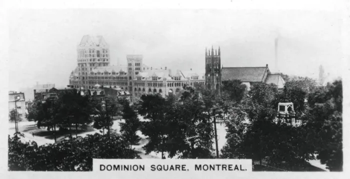 Framed Print : Dominion Square, Montreal, Canada, c1920s Framed Print : Dominion Square, Montreal, Canada, c1920s