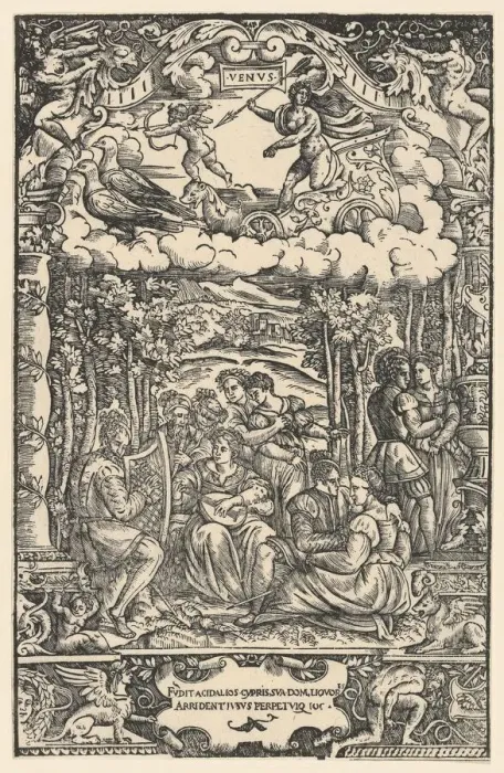 Framed Print : The Dominion of Venus, from The Seven Planets, 1533. Creator: Unknown Framed Print : The Dominion of Venus, from The Seven Planets, 1533. Creator: Unknown