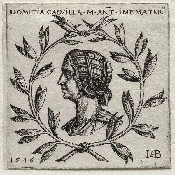 Domitia Calvilla, 1546. Creator: Hans Sebald Beham (German, 1500-1550)