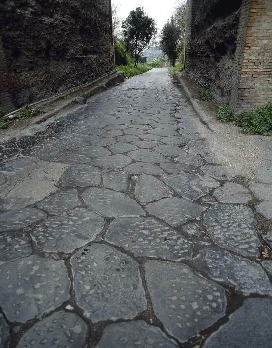 Framed Print : Via Domiziana (Domitiana), Cumae, Italy, 1999. Creator: LTL Framed Print : Via Domiziana (Domitiana), Cumae, Italy, 1999. Creator: LTL