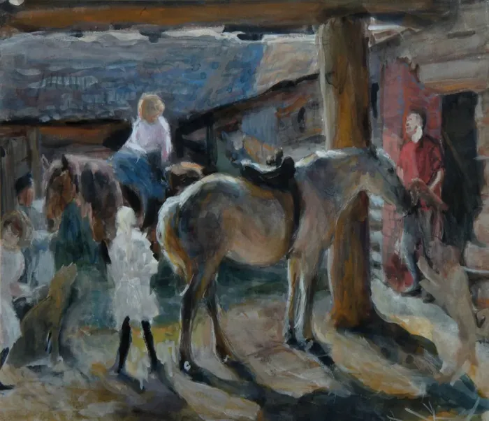 Framed Print : Domotkanovo, 1903. Artist: Simonovich-Yefimova, Nina Yakovlevna (1877-1947) Framed Print : Domotkanovo, 1903. Artist: Simonovich-Yefimova, Nina Yakovlevna (1877-1947)