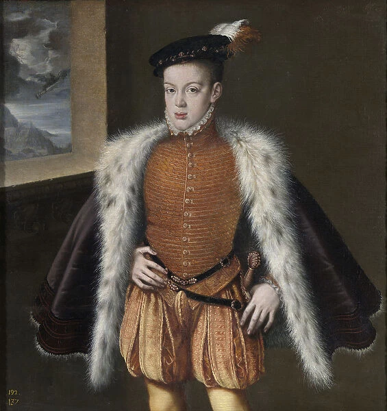 Don Carlos, Prince of Asturias, 1555-1559. Artist: Sanchez Coello, Alonso (1531-1588)