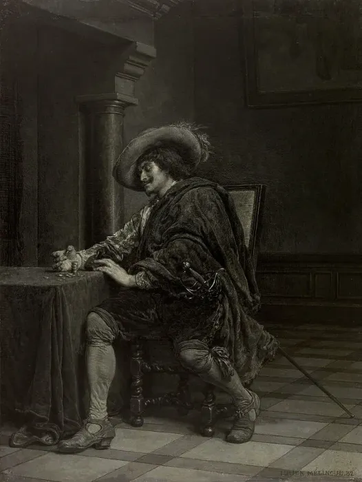 Framed Print : Don Cesar de Bazan, 1882. Creator: Lucien Etienne Melingue Framed Print : Don Cesar de Bazan, 1882. Creator: Lucien Etienne Melingue