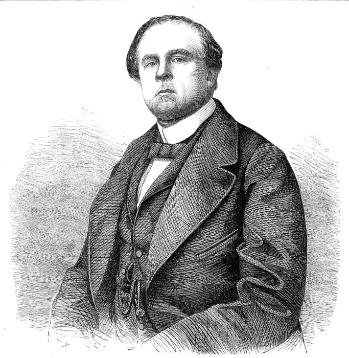 Framed Print : Don José de Salamanca, 1860. Creator: Unknown Framed Print : Don José de Salamanca, 1860. Creator: Unknown