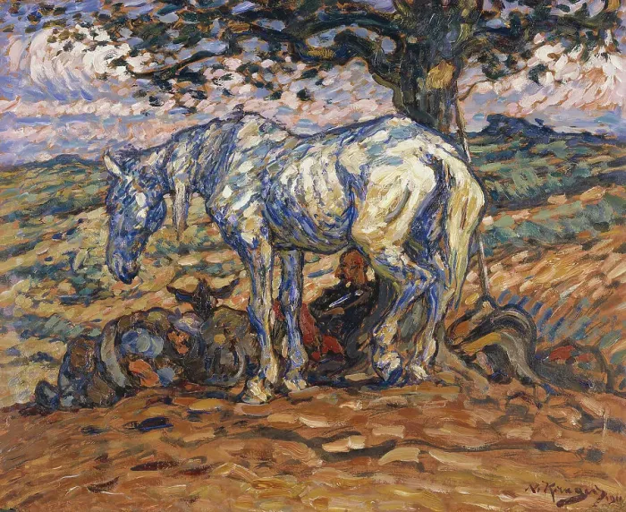 Framed Print : Don Quihote's Horse Rosinante, 1911. Creator: Nils Kreuger Framed Print : Don Quihote's Horse Rosinante, 1911. Creator: Nils Kreuger