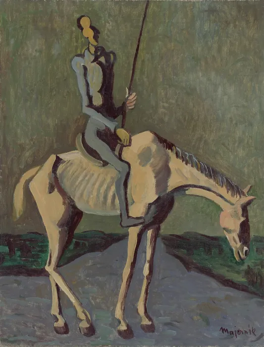 Framed Print : Don Quixote, 1937. Creator: Cyprian Majernik Framed Print : Don Quixote, 1937. Creator: Cyprian Majernik