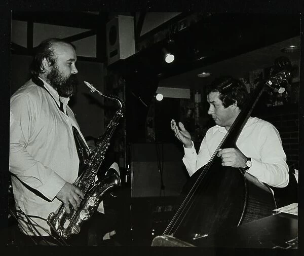 Don Weller and Chris Laurence playing at The Bell, Codicote, Hertfordshire, 1980