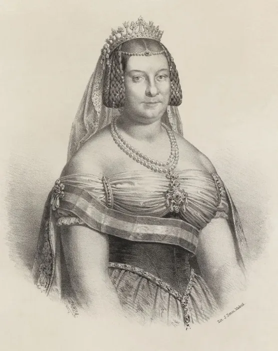 Framed Print : Dona Maria Cristina of Borbon-Two Sicilies (1806-1878), mother of Elizabeth II of Spain Framed Print : Dona Maria Cristina of Borbon-Two Sicilies (1806-1878), mother of Elizabeth II of Spain