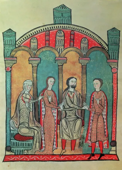 Framed Print : Donation made by Bernat Ato IV and his wife Cecelia, viscounts of Beziers Framed Print : Donation made by Bernat Ato IV and his wife Cecelia, viscounts of Beziers