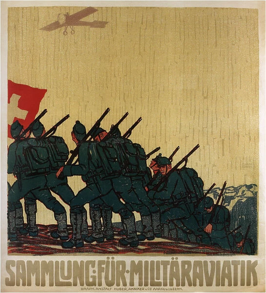 Donations to the Air Fleet, 1914. Artist: Renggli, Eduard, the Younger (1882-1939)