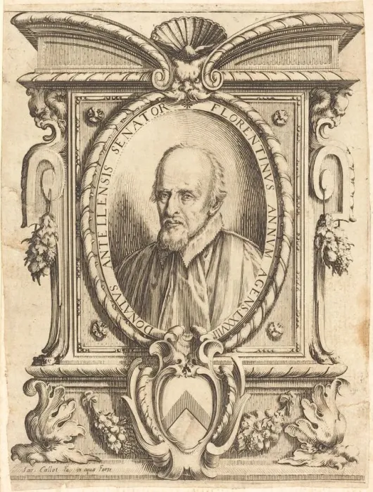 Framed Print : Donato Dell Antella, 1619. Creator: Jacques Callot