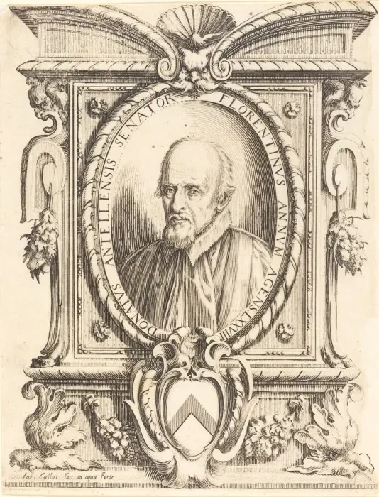 Framed Print : Donato Dell Antella, 1619. Creator: Jacques Callot Framed Print : Donato Dell Antella, 1619. Creator: Jacques Callot