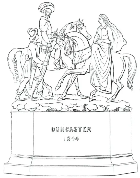 Framed Print : The Doncaster Cup, 1844. Creator: Unknown Framed Print : The Doncaster Cup, 1844. Creator: Unknown